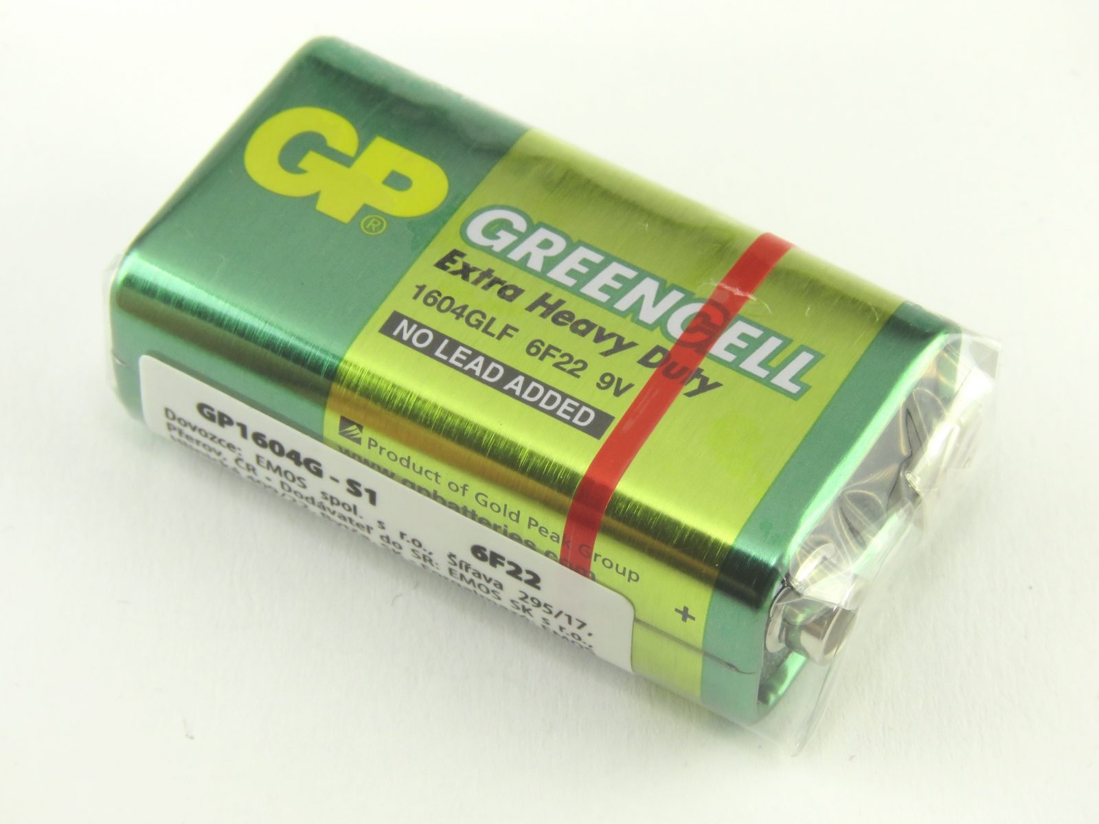 Pile 9V BAT-6F22-GP-S