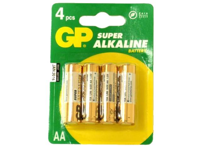 Piles 1.5V BAT-LR6-4-GP-B