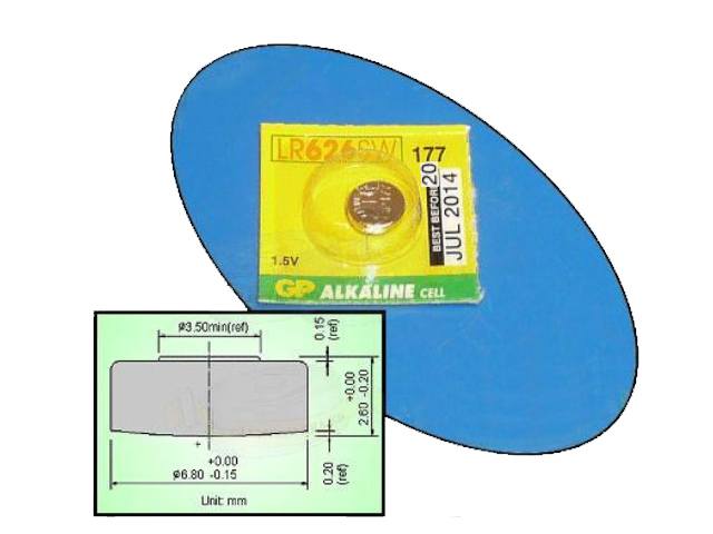 Pile montre BAT-LR626SW