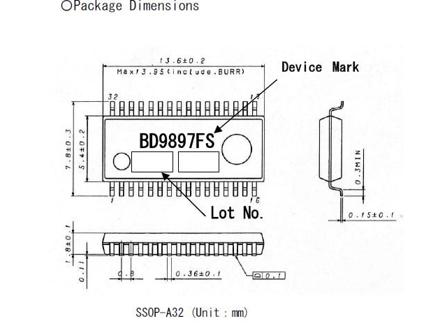 Circuit intégré BD9897FS
