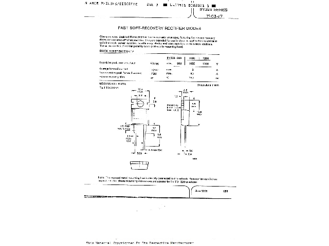 Diode BY329-1000