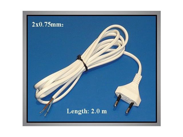 Câble alimentation secteur 230V CABLE-701-2-0W