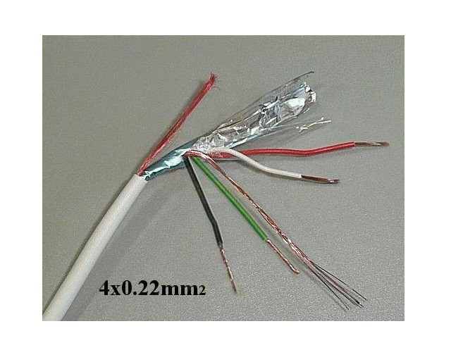Câble 4 conducteurs pour alarme CABLE-S-04