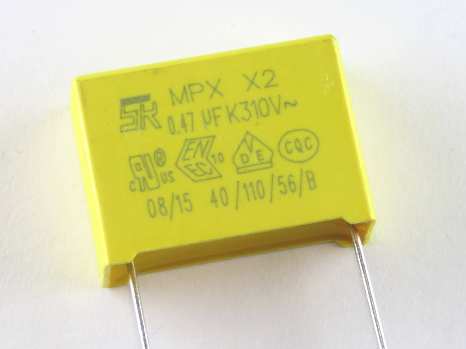 Condensateur 470nF 275V CCAP470NF275V-C