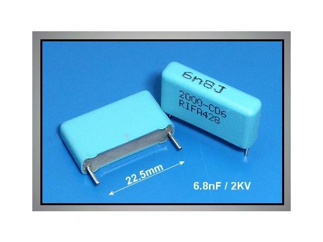 Condensateur 6.8nF 2000V CCAP6-8NF2000V