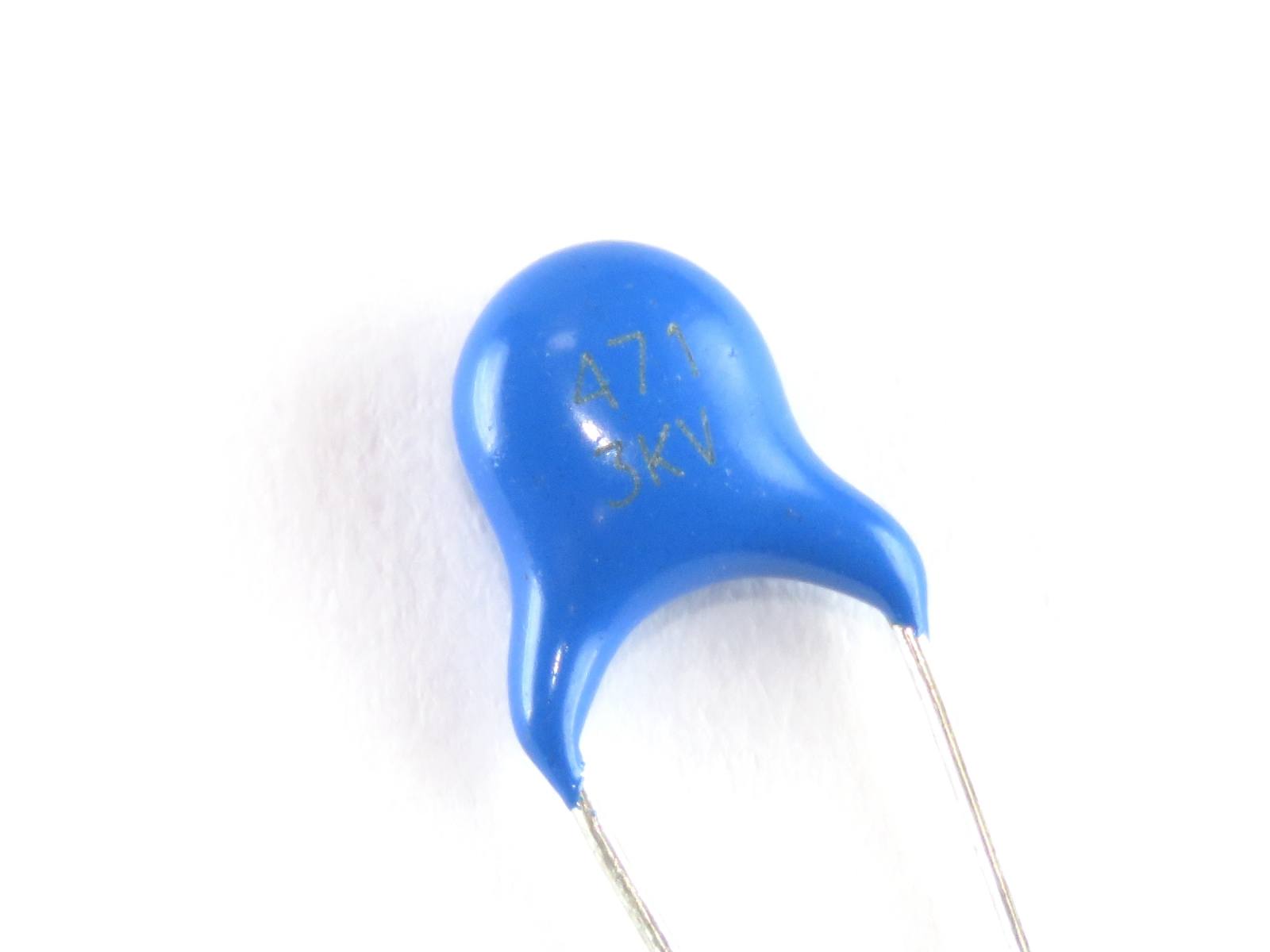 Condensateur céramique 470pF 3kV CCER470PF3000V