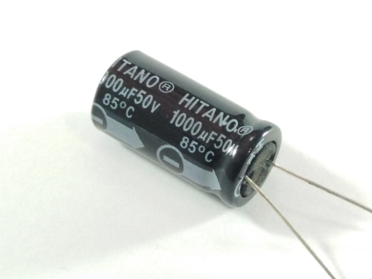 Condensateur chimique 1000uF 50V CEL1000UF50V