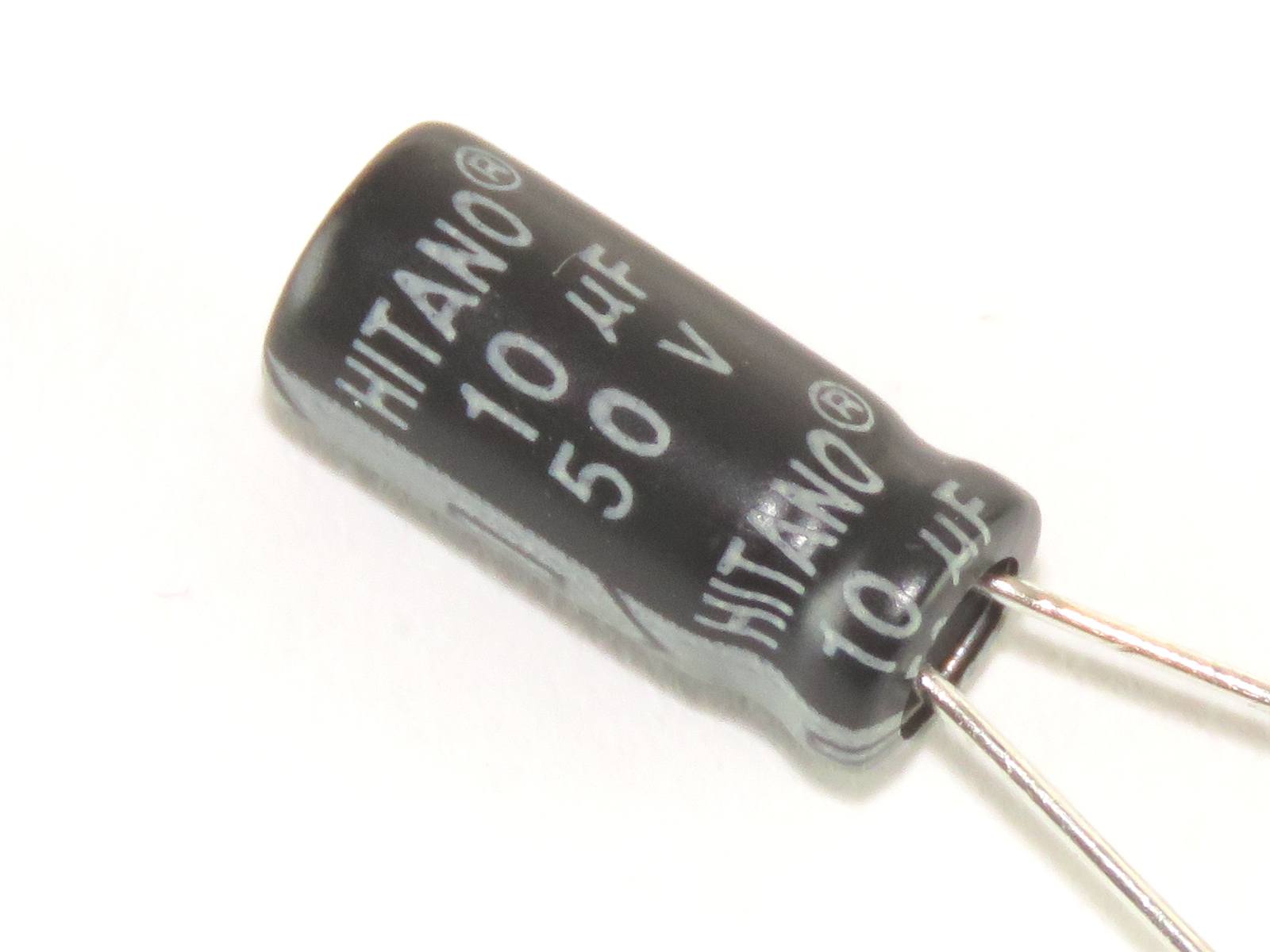 Condensateur chimique 10uF 50V CEL10UF50V-C