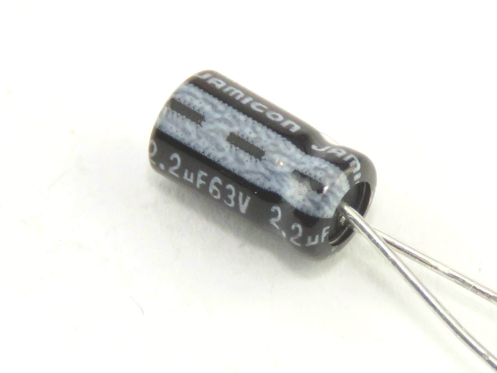 Condensateur chimique 2.2uF 63V CEL2-2UF63V-B