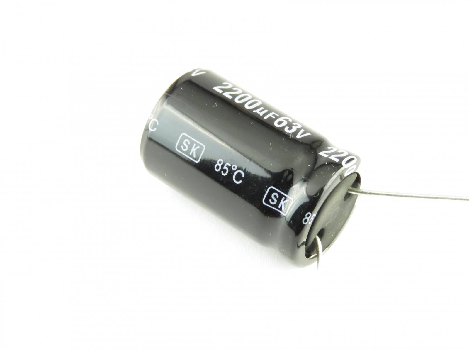 Condensateur chimique 2200uF 63V CEL2200UF63V-C (image 3/3)