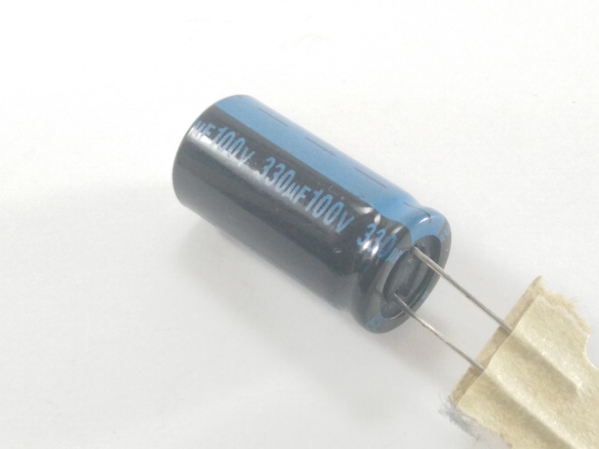 Condensateur chimique 330uF 100V CEL330UF100V-B