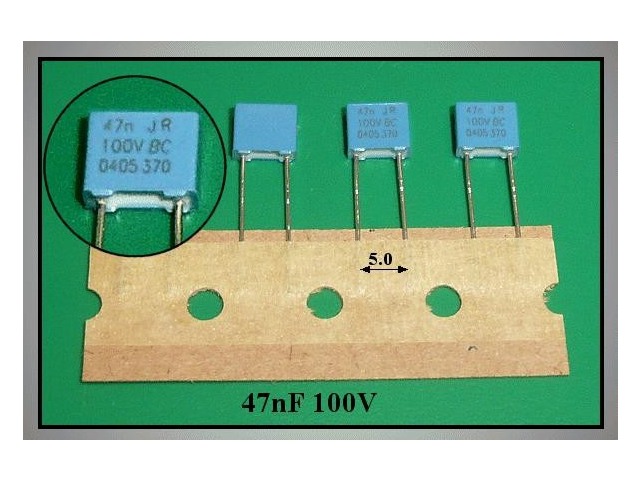 Condensateur 47nF 100V CMKT47NF100V