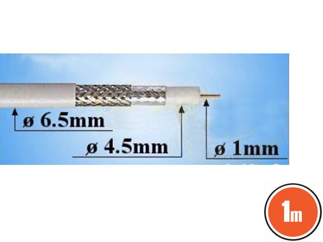 Câble coaxial 75 Ohms COAX-004