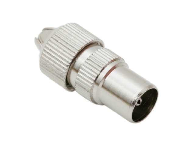 Connecteur antenne TV COAX-PLUG-METAL