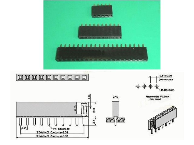 Connecteur 2.54mm CONN-11007-A