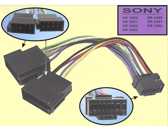 Connecteur autoradio Sony CONN-CAR0361-I