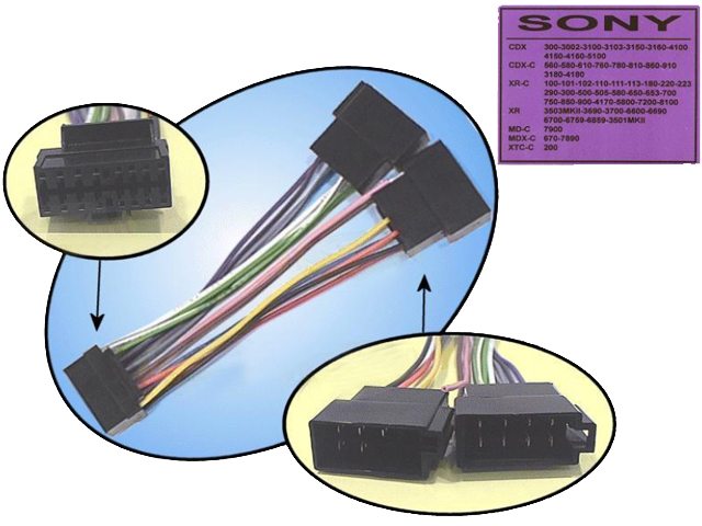 Connecteur autoradio Sony CONN-CAR0362-I