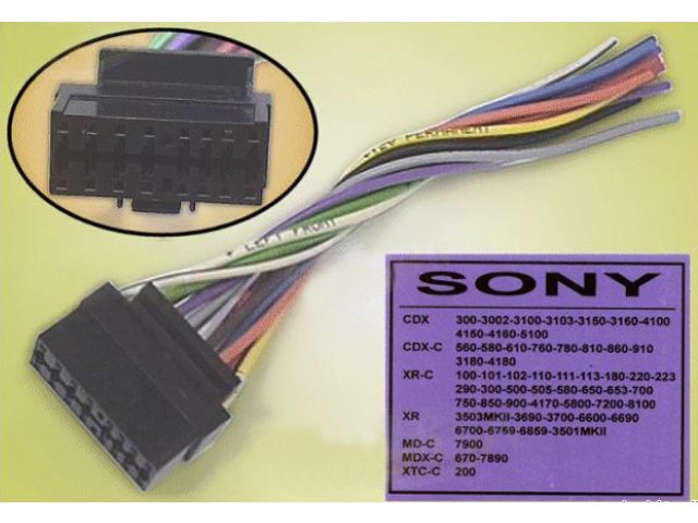 Connecteur autoradio Sony CONN-CAR0362