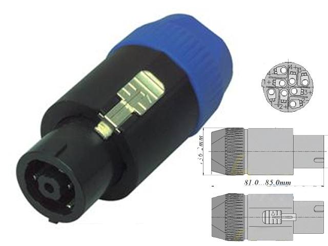 Connecteur SPEAKON CONN-H208P