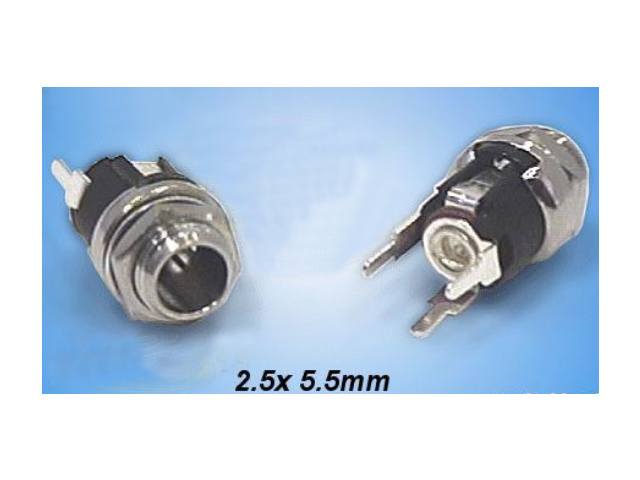 Embase alimentation DC femelle CONN-P008-2-5P