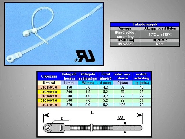 Collier à sertir les câbles CT0150-3-6-CS