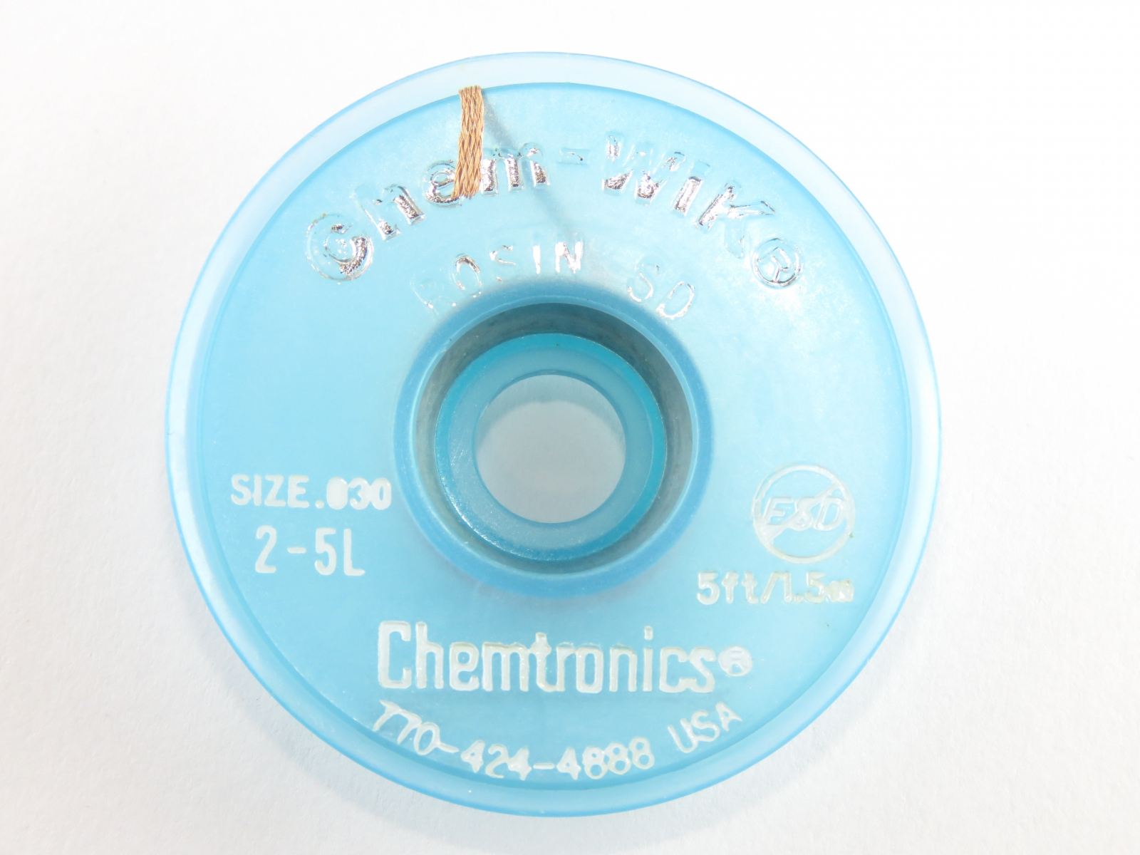 Tresse à dessouder DES-WIK-0-8-1-5