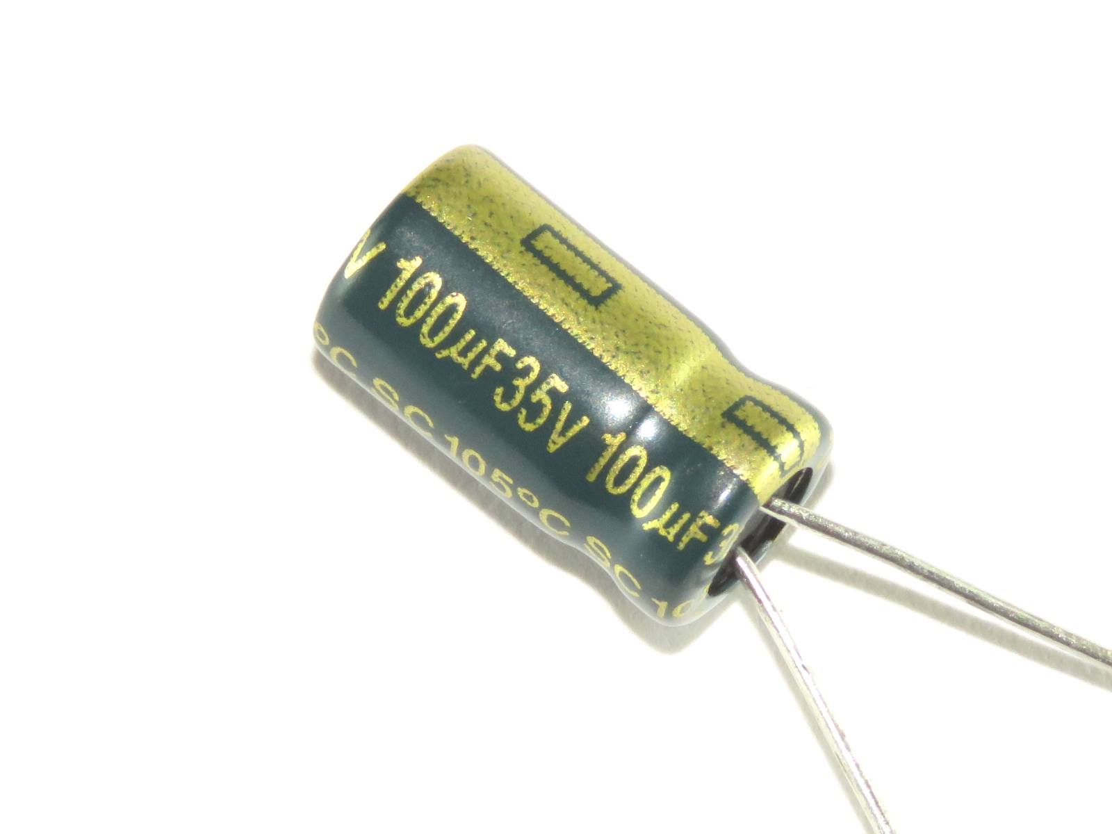 Condensateur chimique 100uF 35V DSC107M035S1ACE11K