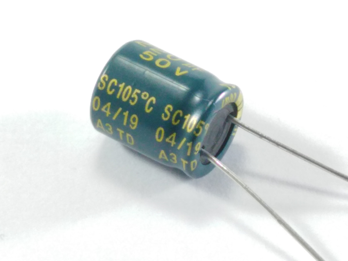 Condensateur chimique 220uF 50V DSC227M050S1ACH12K (image 2/2)