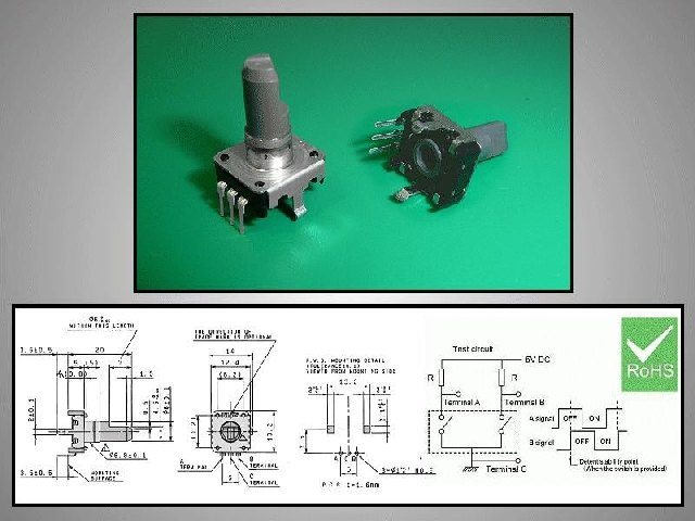 Encodeur rotatif EC12E1220401