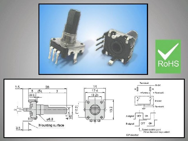 Encodeur rotatif EC12E2420404