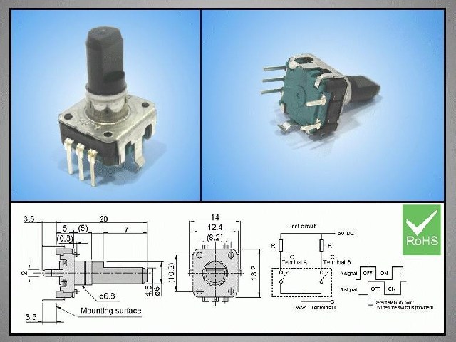 Encodeur rotatif EC12E2424407