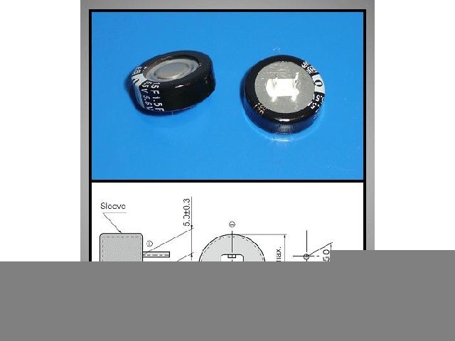 Supercondensateur 1.5F EECF5R5U155