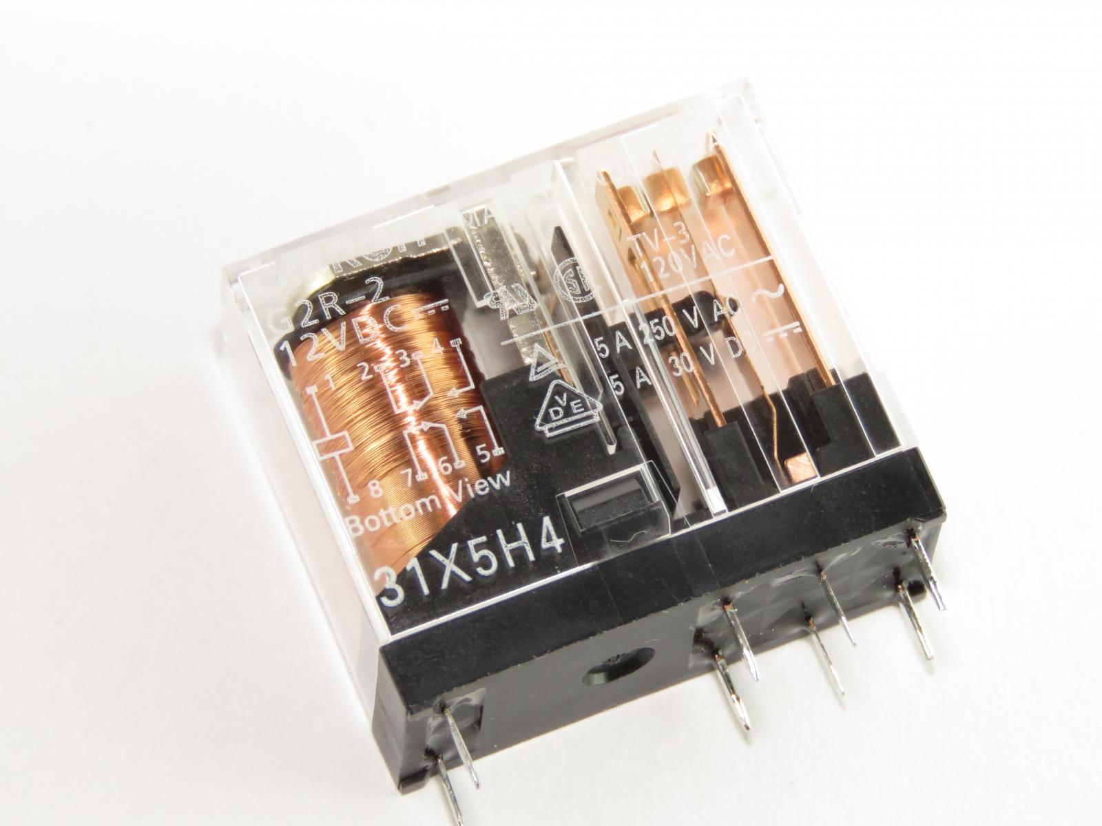 Relais 12V G2R-2-12VDC