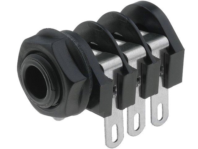 Embase Jack 6.35mm JC-118-G