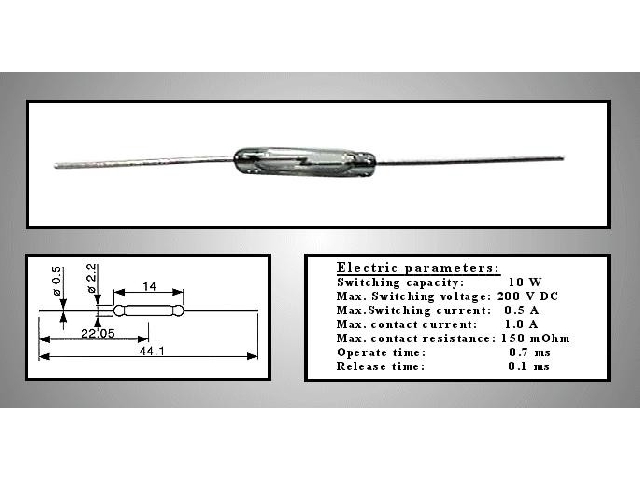 Interrupteur ILS KAK-1A66-1020 (image 2/2)