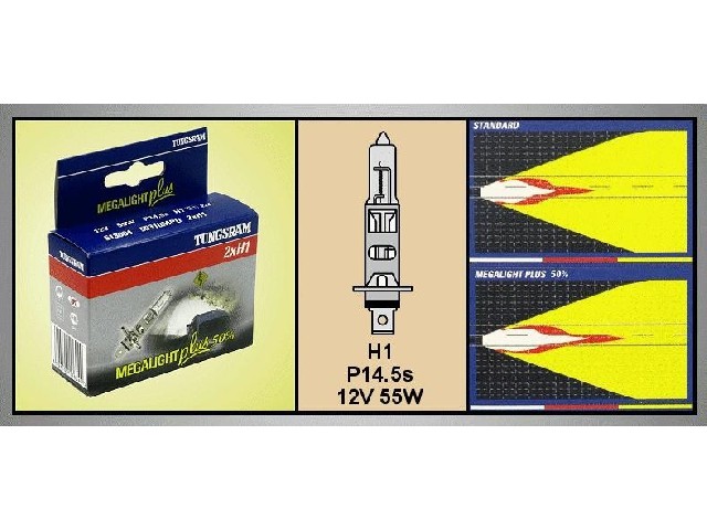 Ampoule automobile 12V LAMP-H1MPLUS-12