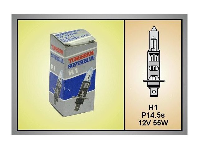 Ampoule automobile 12V LAMP-H1SBLUE-12