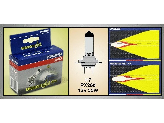 Ampoule automobile 12V LAMP-H7MPLUS-12