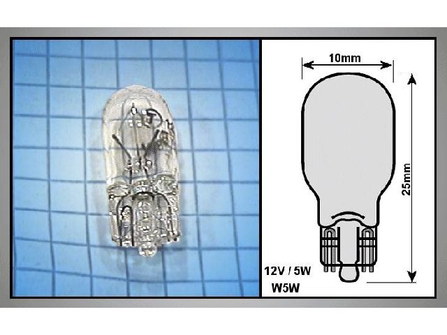 Ampoule automobile 12V LAMP-W5W-12