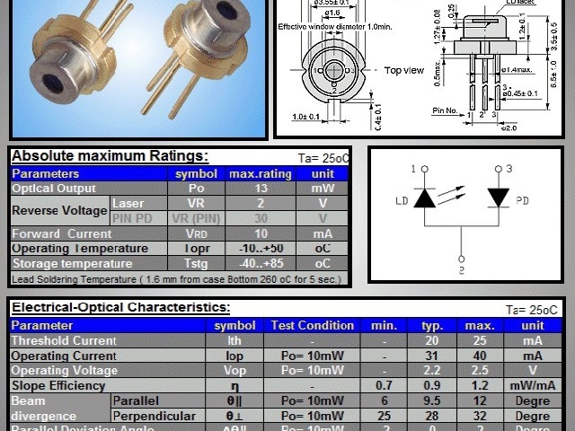 Diode Laser orange LE-D0010-650