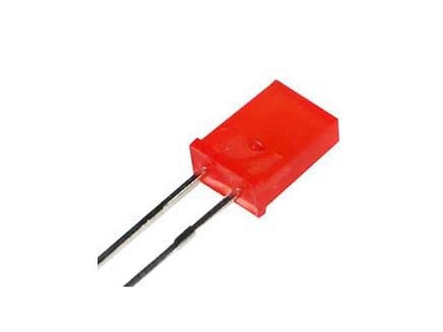 LED rouge 5x2.5mm LED5-R-5X2-5