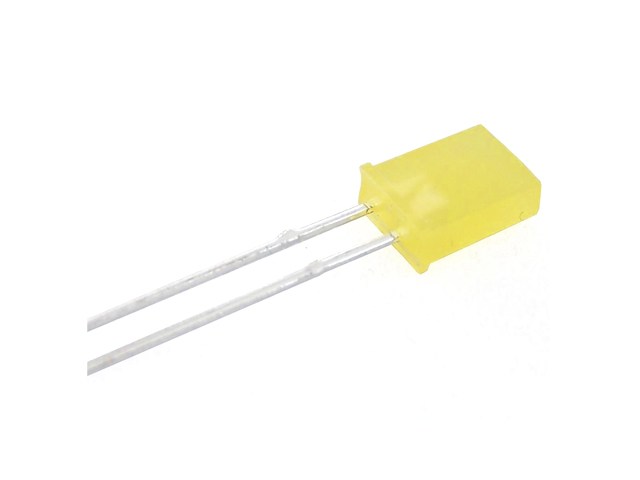 LED jaune 5x2.5mm LED5-Y-5X2-5