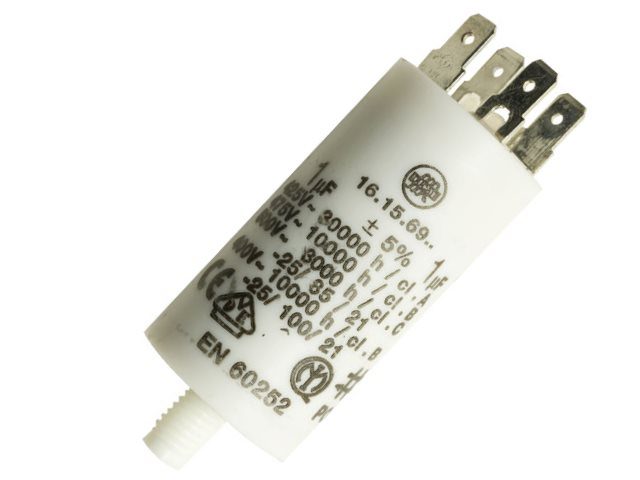 Condensateur démarrage moteur 1uF 475v MOTCAP1UF475V