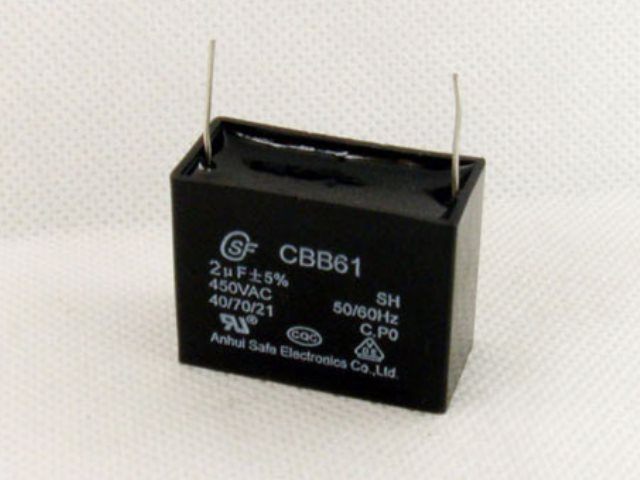 Condensateur démarrage moteur 2uF 450v MOTCAP2UF450V