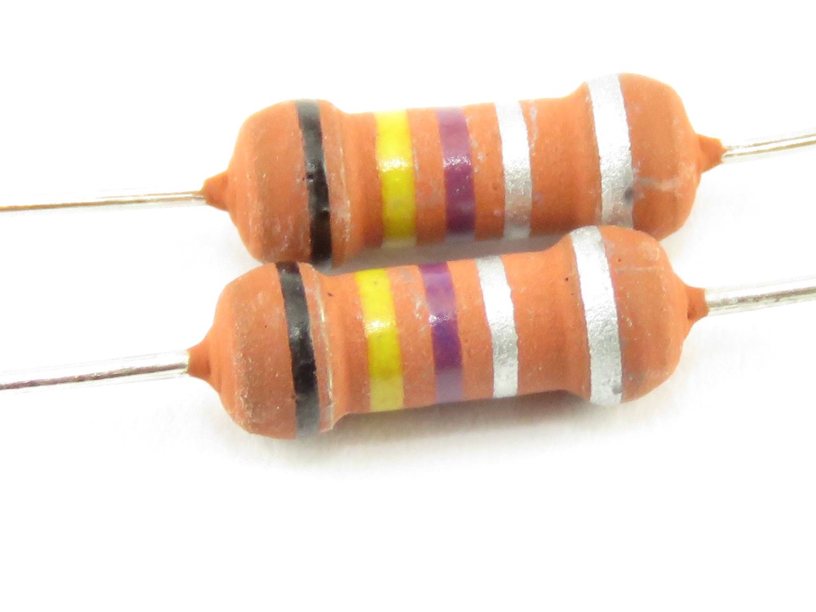 Résistance fusible 0.47 Ohm 1W NFR-100-0R47