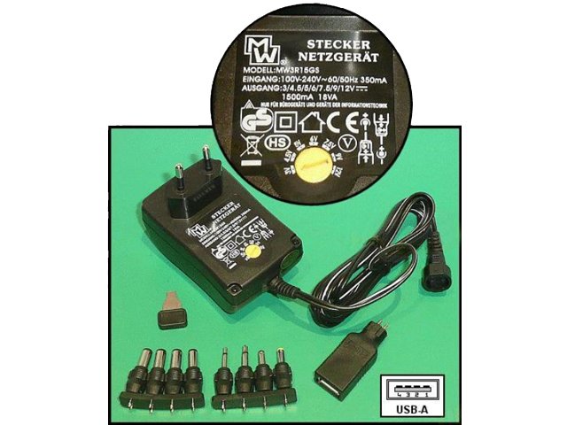 Bloc secteur P-SUP-1500-USB