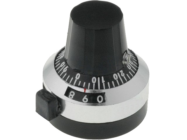 Bouton de potentiomètre POT-KNOB60-10-3