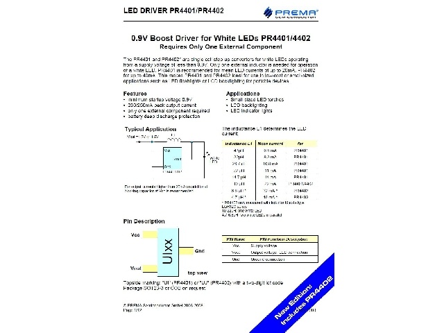 Circuit intégré PR4402