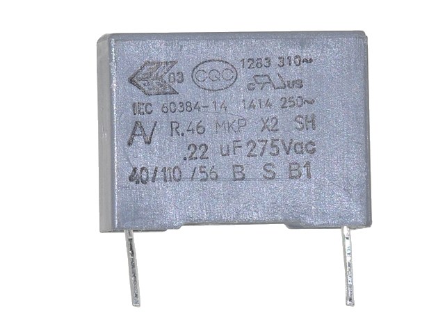 Condensateur 220nF 275V R46KI322000M2M