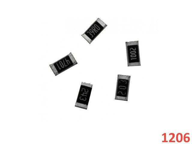 Résistance 91 Ohms 1/4W RC1206JR-07-91RL